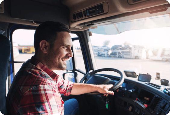 driver looking out window