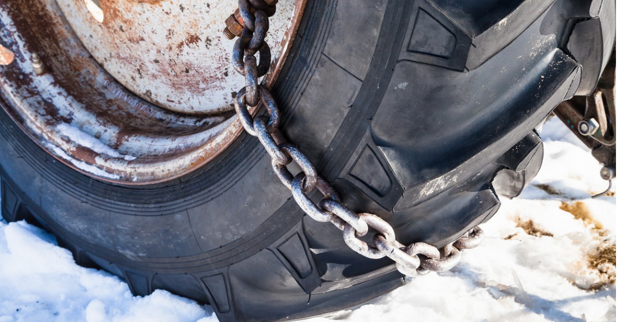 How to Chain Up a Semi Truck