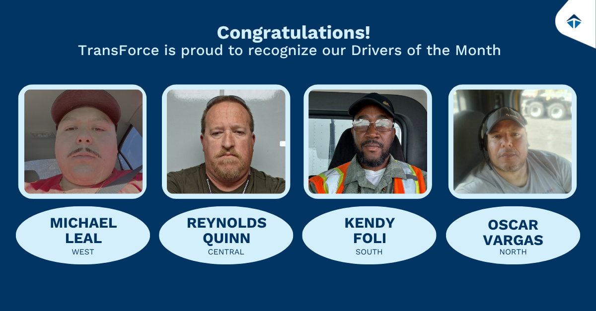 Recognizing Excellence on the Road: April 2026 Drivers of the Month